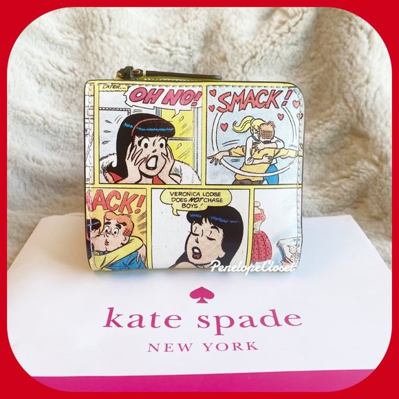 kate spade | Bags | Kate Spade Archie Comics Small No Window L Zip |  Poshmark